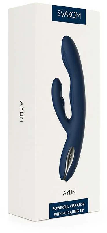 Svakom Aylin Powerful Pulsating Dual-Headed klitorį stimuliuojantis vibratorius