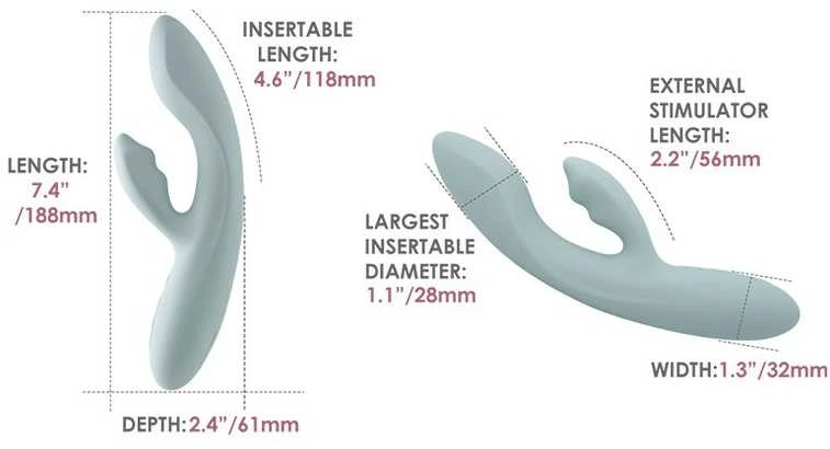 Svakom Chika Turquoise Pilkas