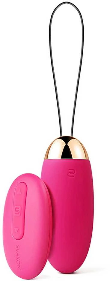 Svakom - Elva Vibrating Egg Plum Raudona