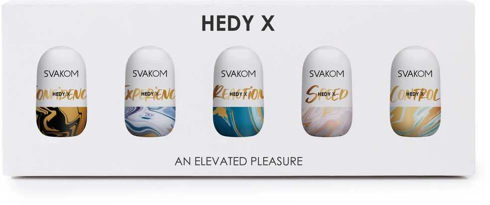 Svakom - Hedy X Masturbator 5 pakuočių mišrios tekstūros