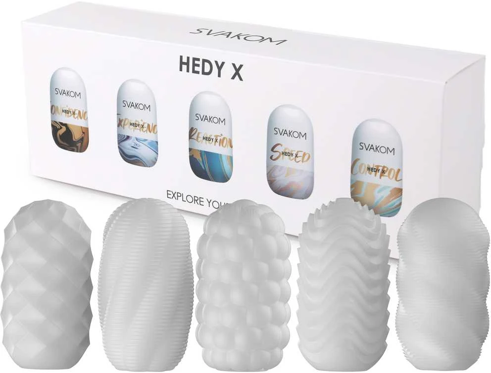 Svakom - Hedy X Masturbator 5 pakuočių mišrios tekstūros
