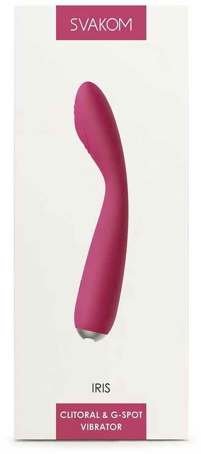 Svakom - Iris Vibrator Plum Raudona