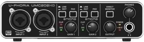 Garso plokštė Behringer UMC202HD