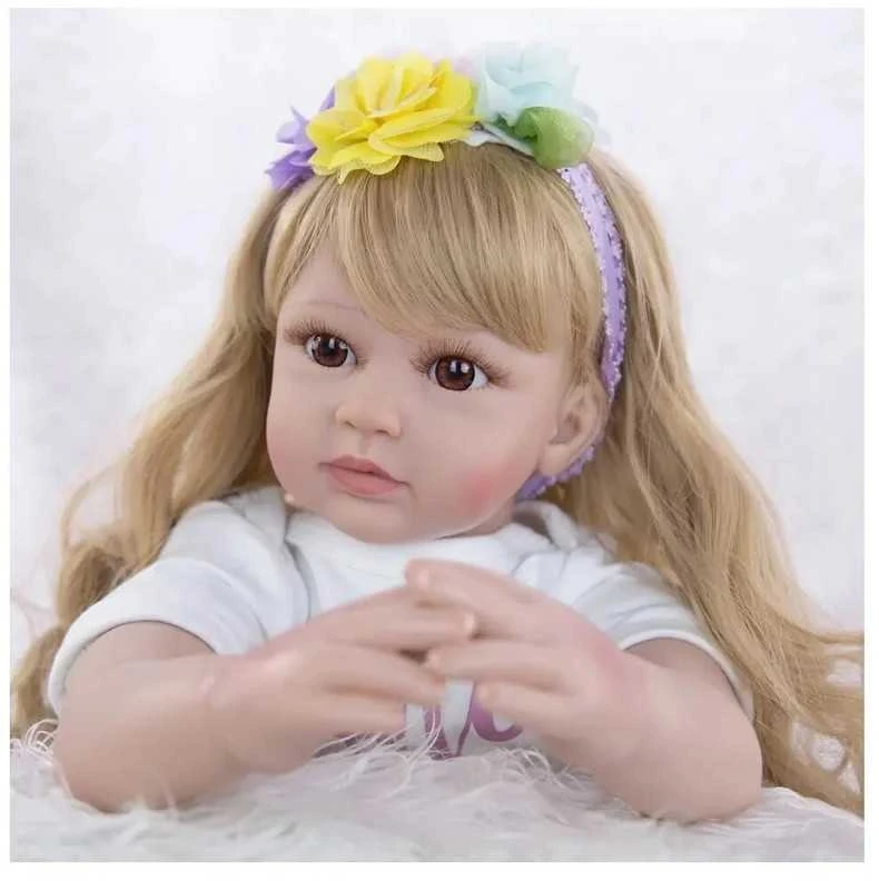 Lėlė Princesė Reborn dolls, 60cm