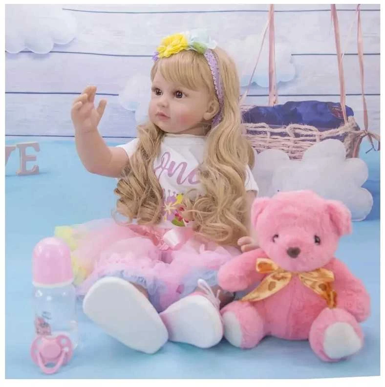 Lėlė Princesė Reborn dolls, 60cm