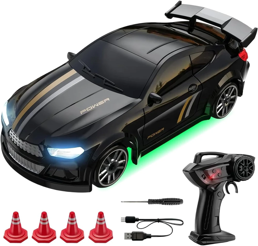 Mini RC drift automobilis su nuotoliniu valdymu