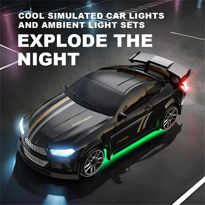 Mini RC drift automobilis su nuotoliniu valdymu