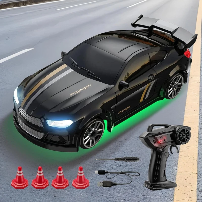 Mini RC drift automobilis su nuotoliniu valdymu