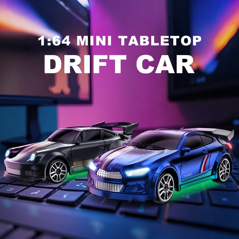 Mini RC drift automobilis su nuotoliniu valdymu