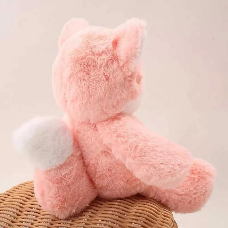 Pliušinis minkštas žaislas rožinis Haskis 30cm