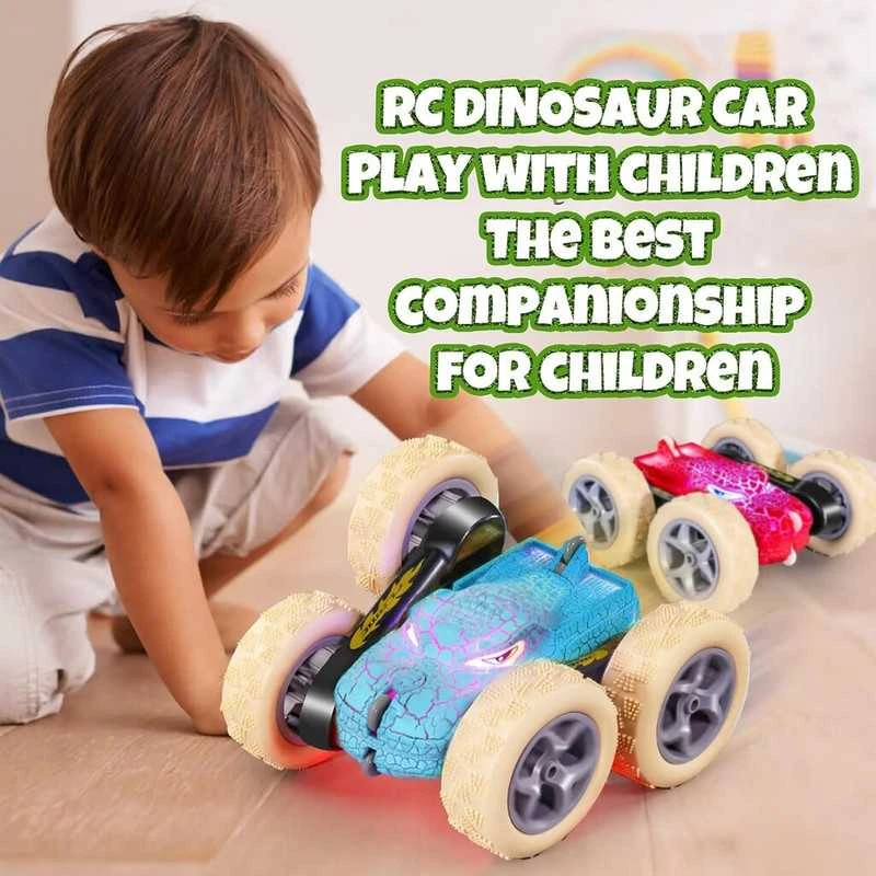 RC mašina automobilis, Radijo bangomis valdomas automobilis, Dinosaur stunt car