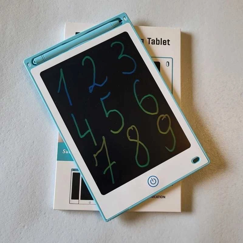Spalvota piešimo ir rašymo lenta LCD Writing Planšetė 8'5, mėlyna