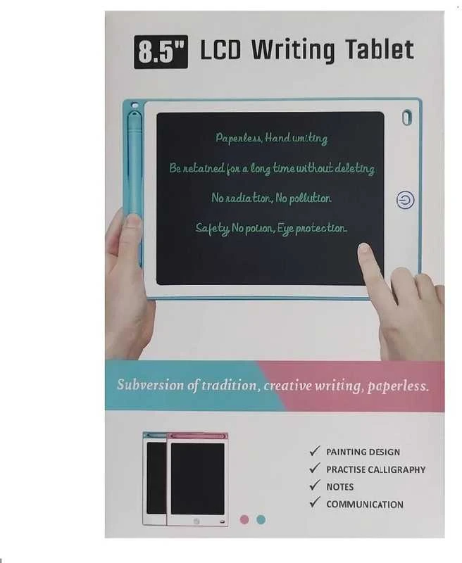 Spalvota piešimo ir rašymo lenta LCD Writing Planšetė 8'5, rožinė