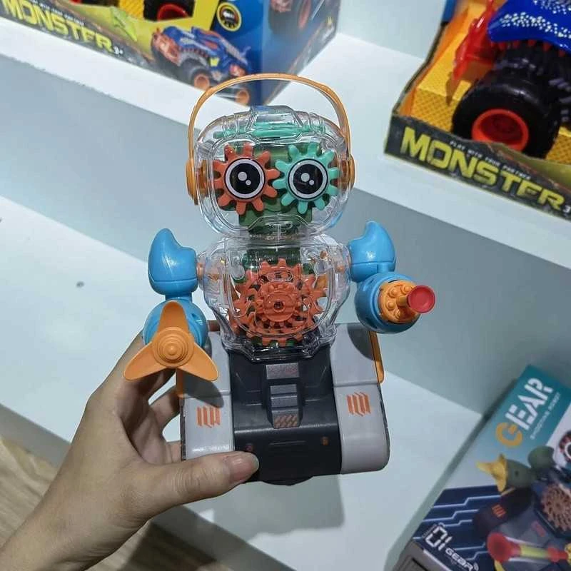 Žaislinis robotas su šviesos ir garso efektais Gear