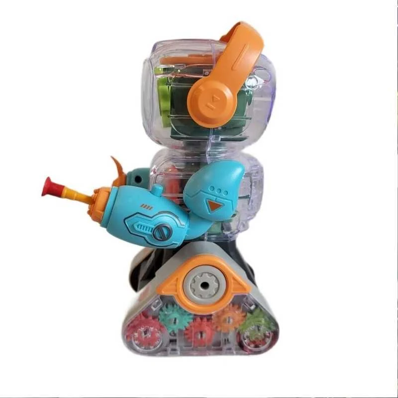 Žaislinis robotas su šviesos ir garso efektais Gear