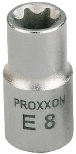 1/4" Torx galvutė PROXXON E8