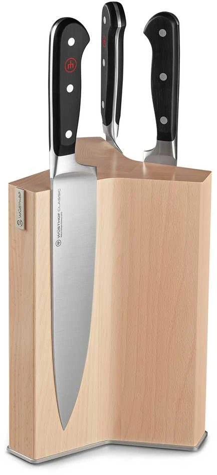 Wusthof 6 peilis block, magnetic, natural