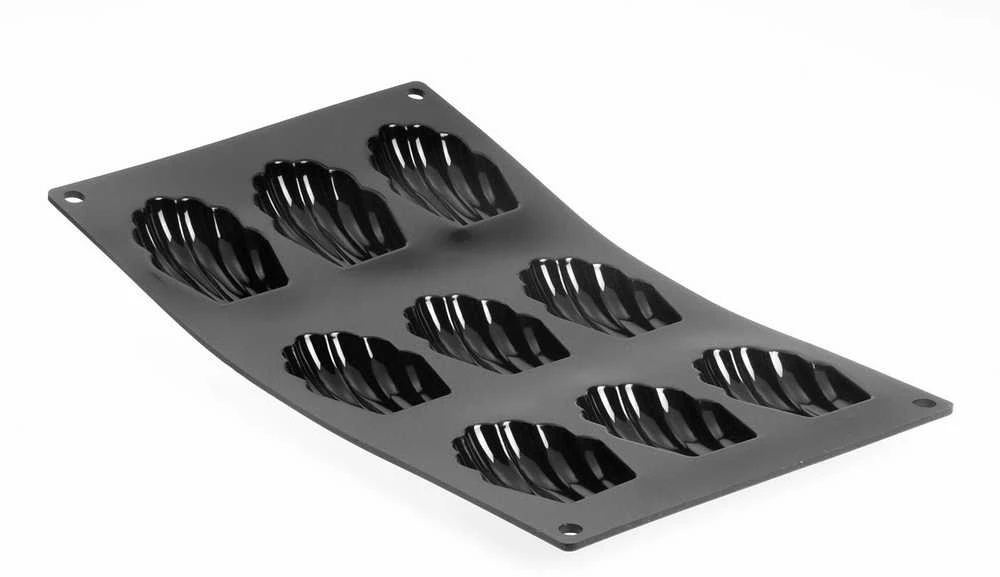 De Buyer 9-madeleines tin, 31x17.5 cm, MoulFlex