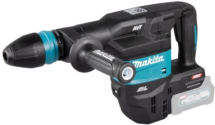 Makita HM001GZ02 Atskėlimo plaktukas XGT, 9,4 J, SDS-MAX, 6,3kg, bešepetėlinis variklis, AWS (su AWS lustu), AVT, XPT, "Z" versija - komplektuojamas be akumuliatoriaus ir kroviklio