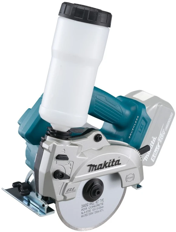 Makita DCC501ZX1 Akumuliatorinis diskinis pjūklas stiklui, keramikai, 18V, 125mm, BL-motor, Be akumuliatorių ir kroviklio!