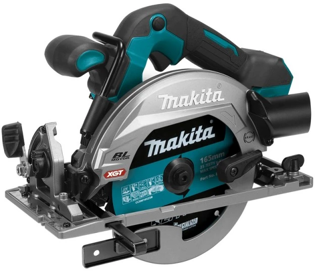 Makita HS012GZ Diskinis pjūklas, XGT, ø165x20mm, 57 mm, AWS (be AWS lusto), bešepetėlinis variklis, "Z" versija - komplektuojamas be akumuliatoriaus ir kroviklio