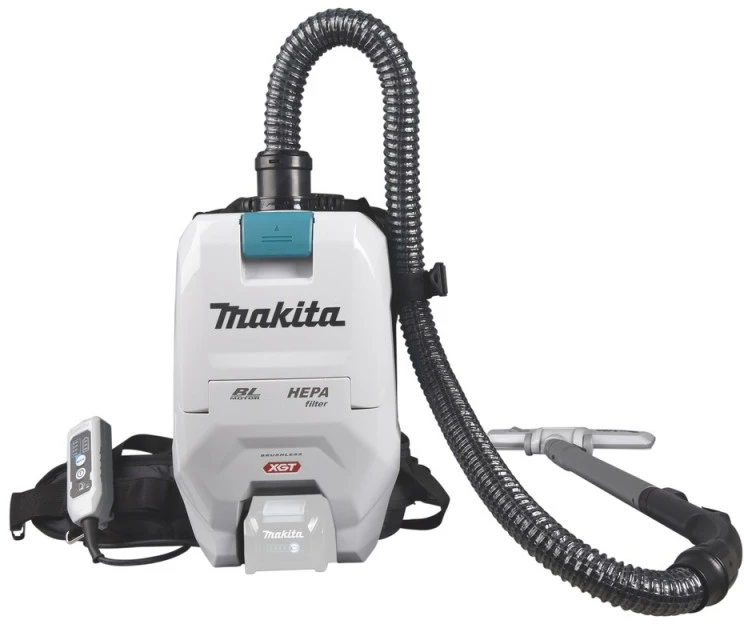 Makita VC008GZ Akumuliatorinis (kuprinė) dulkių siurblys 40V XGT, komplektuojama be akumuliatorių ir kroviklio!