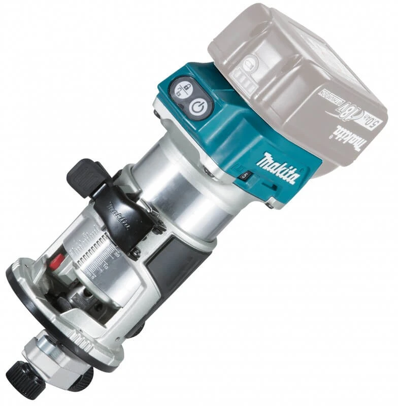 Akumuliatorinė freza Makita DRT50Z, 6-8mm, be akumuliatoriaus ir kroviklio