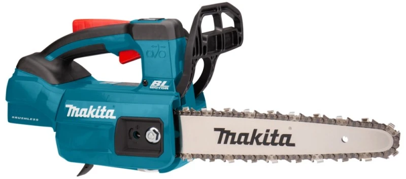 Makita DUC254CZ Akumuliatorinis grandininis pjūklas, 18 V, BL variklis, 250 mm (drožimo juosta), 24 m/s, be akumuliatoriaus ir krovikli