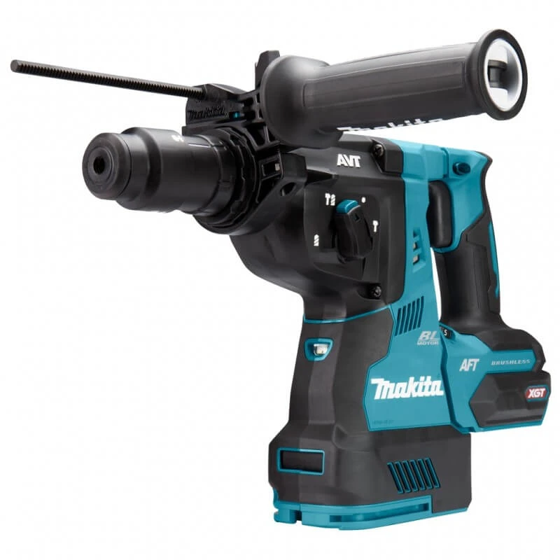 Makita HR004GZ01 Perforatorius XGT, 2,9 J, 28mm; 4,1kg, bešepetėlinis variklis, greitojo keitimo griebtuvas, AVT; XPT; "Z" versija - komplektuojamas be akumuliatoriaus ir kroviklio