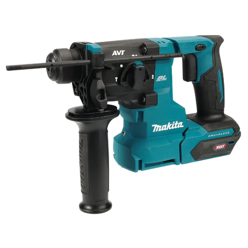 Makita HR010GZ Perforatorius XGT, 2,1 J, 20mm; 2,8kg, bešepetėlinis variklis, AWS (be AWS lusto), AVT; XPT; "Z" versija - komplektuojamas be akumuliatoriaus ir kroviklio