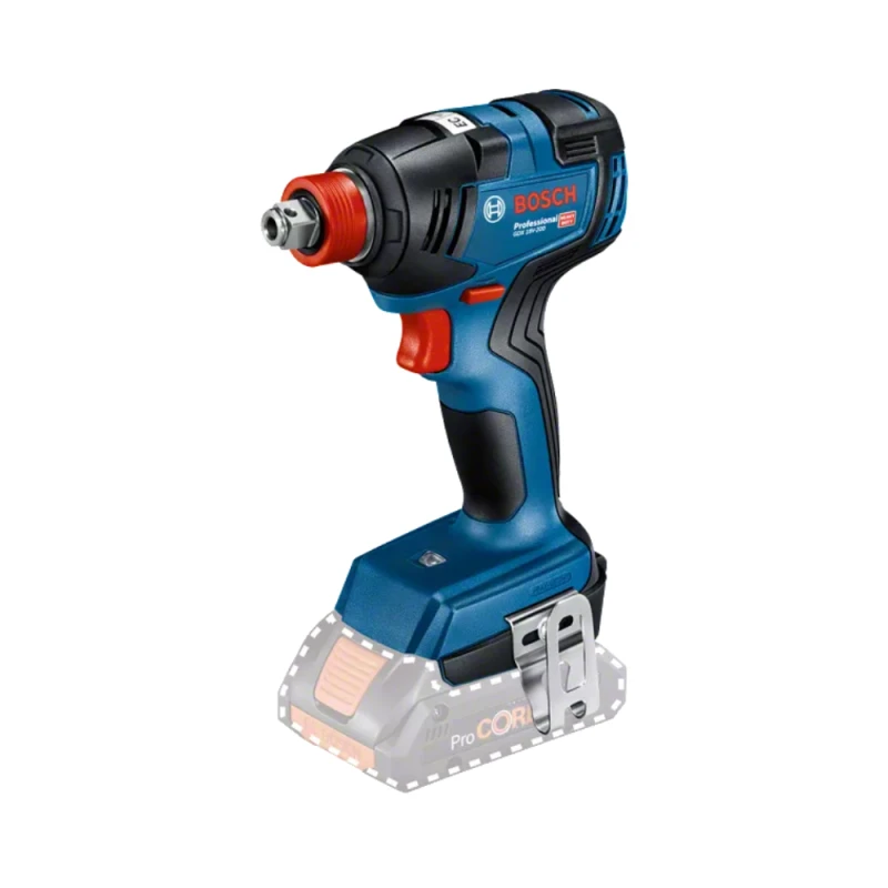 Smūginis veržliasūkis Bosch GDX 18V-200; 18 V (be akumuliatoriaus ir pakrovėjo)