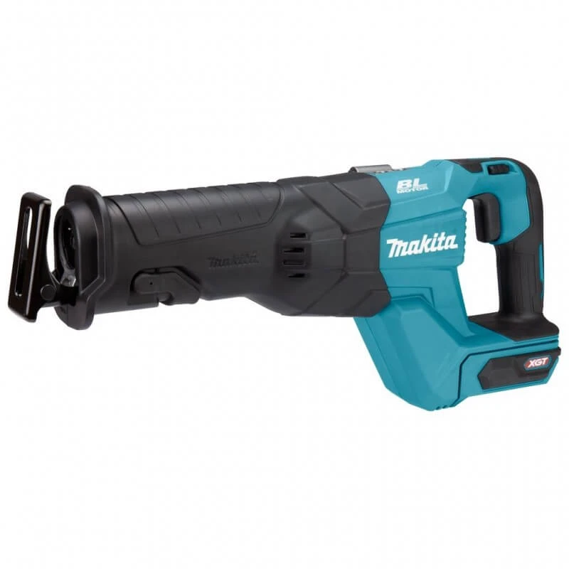 Makita JR001GZ Reciprocating saw XGT, 32mm stroke; 3,54kg; greitas ašmenų keitimas; bešepetėlinis variklis, "Z" versija - komplektuojamas be akumuliatoriaus ir kroviklio