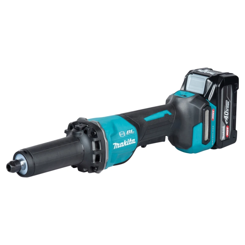 Makita GD002GZ Akumuliatorinis tiesinis šlifuoklis XGT, 40V, ø 6 mm 29 000 min-1, Svirtinis jungiklis, Be akumuliatorių ir kroviklio!