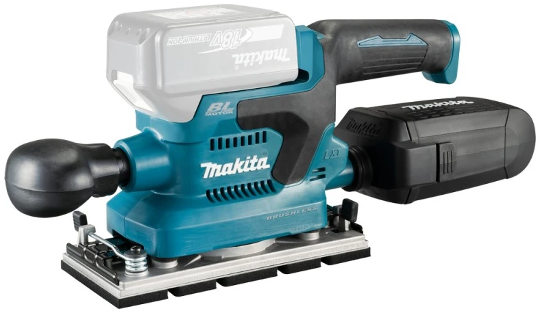 Makita DBO380Z Akumuliatorinis vibracinis šlifuoklis 18V, 93X185mm, Be akumuliatorių ir kroviklio!