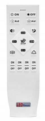 Syntron LAMPA LED SUFIT DLA DZIECI GWIAZDKA 28W + Pultas