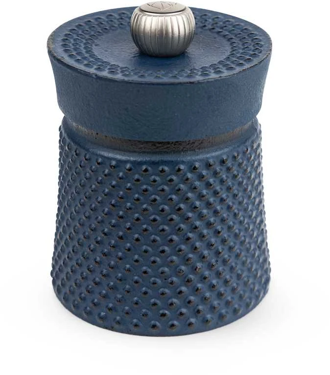 Peugeot Mėlynių pipirų malūnėlis, 8 cm, mėlynas, Balio ketaus