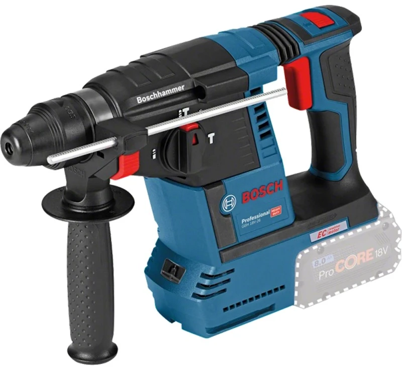 Bosch Akumuliatorinis perforatorius GBH 18V-26, be akumuliatoriaus ir kroviklio