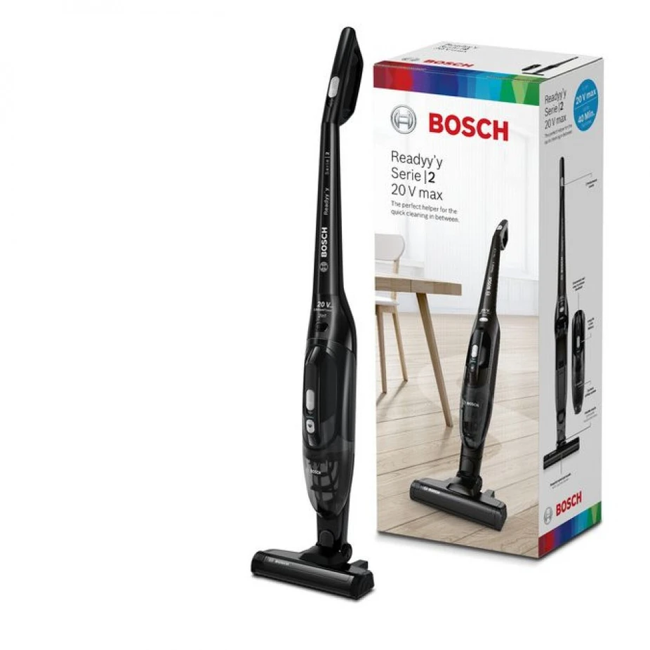 Įkraunamasis dulkių siurblys Bosch BBHF220 Readyy'y 20Vmax, juodas