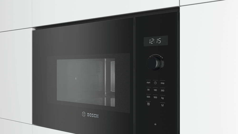 Bosch BFL554MB0 Serija 6, Įmontuojamoji mikrobangų krosnelė, Juodas