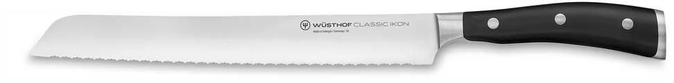Wusthof Duonos peilis, 23 cm, dvigubai dantytas, Classic Ikon