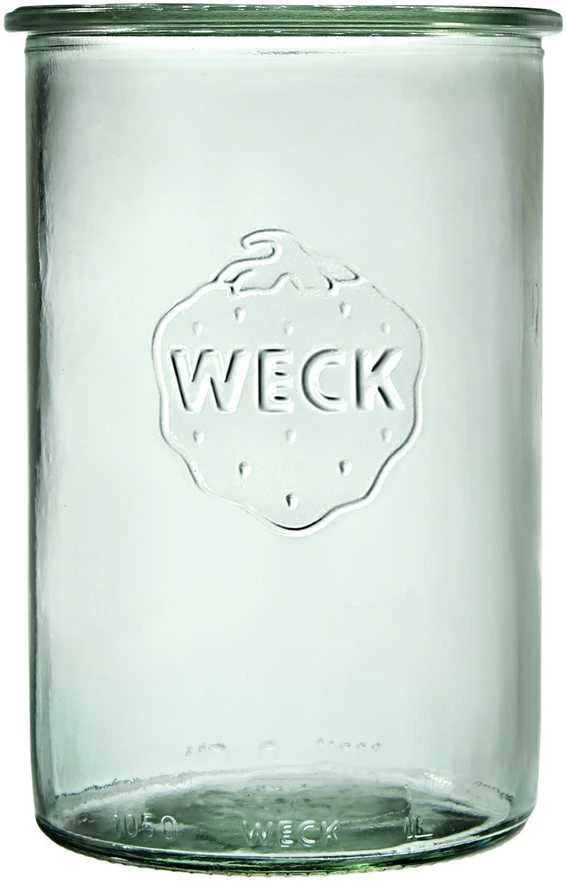 Weck Cylinder jar, 1 l, Zylinder, 6 pcs