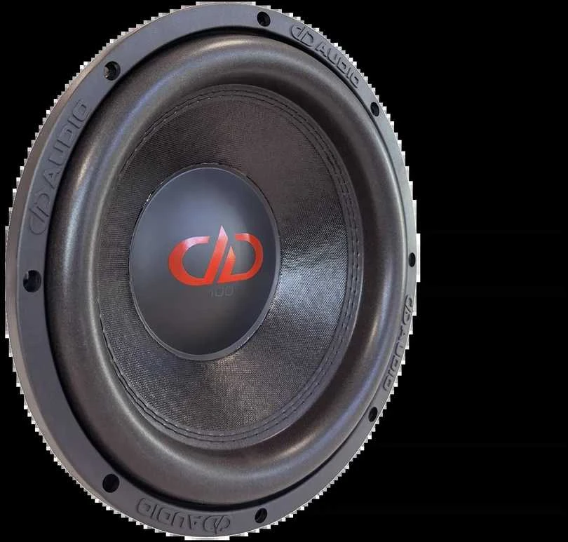 DD Audio 112a-D4 garsiakalbis su raudonu logotipu
