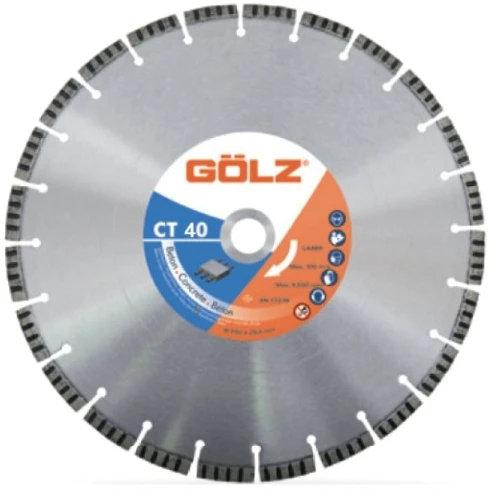 Deimantinis diskas betonui GOLZ CT40 Ø450x25,4