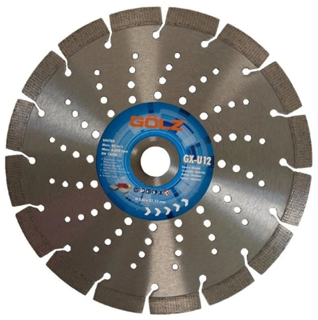 Deimantinis diskas betonui GOLZ GX-U12 230x22,23mm