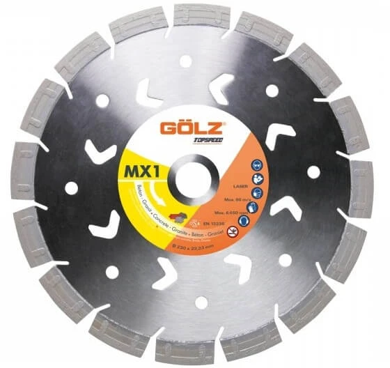 Deimantinis diskas GOLZ MX1 230x22,2mm