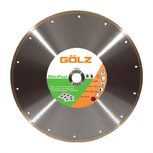 Deimantinis diskas keramikai GOLZ SlimFast Ø180x1,6x25,4mm