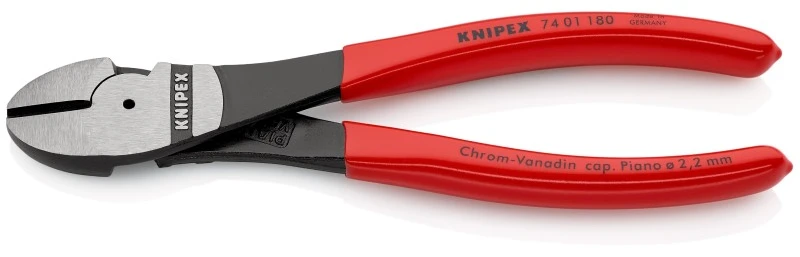 Didelės svertinės jėgos kirpimo replės KNIPEX 7401180