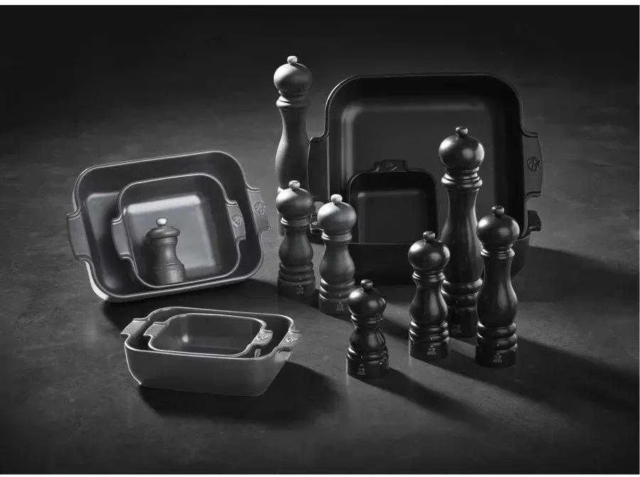 PEUGEOT APPOLIA kvadratinis indas 18 cm juodas