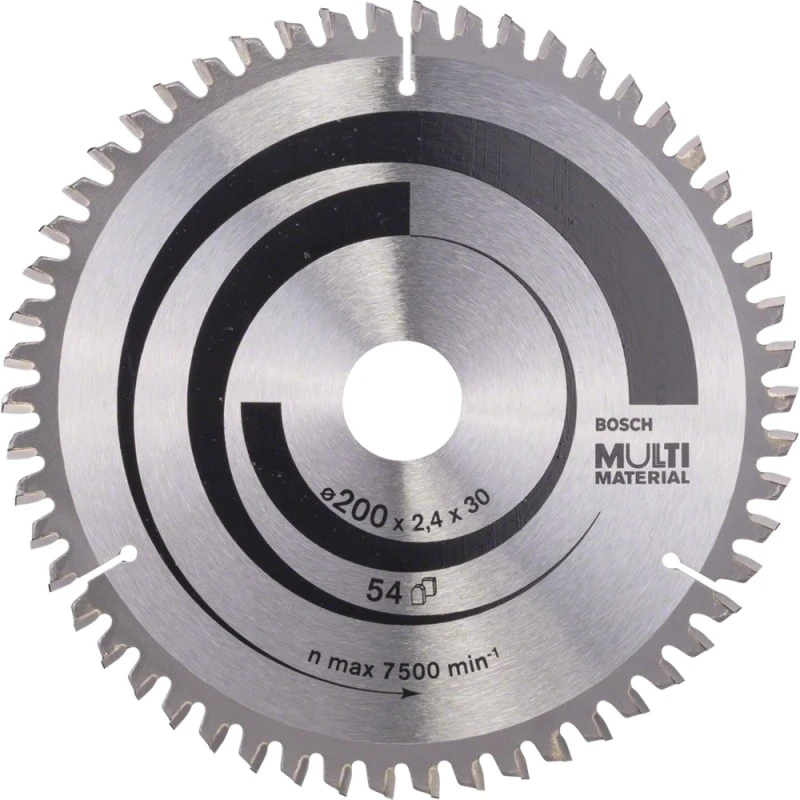 Bosch universalus pjovimo diskas MULTI MATERIAL 190x2,4x30,0 mm, Z54, -5°