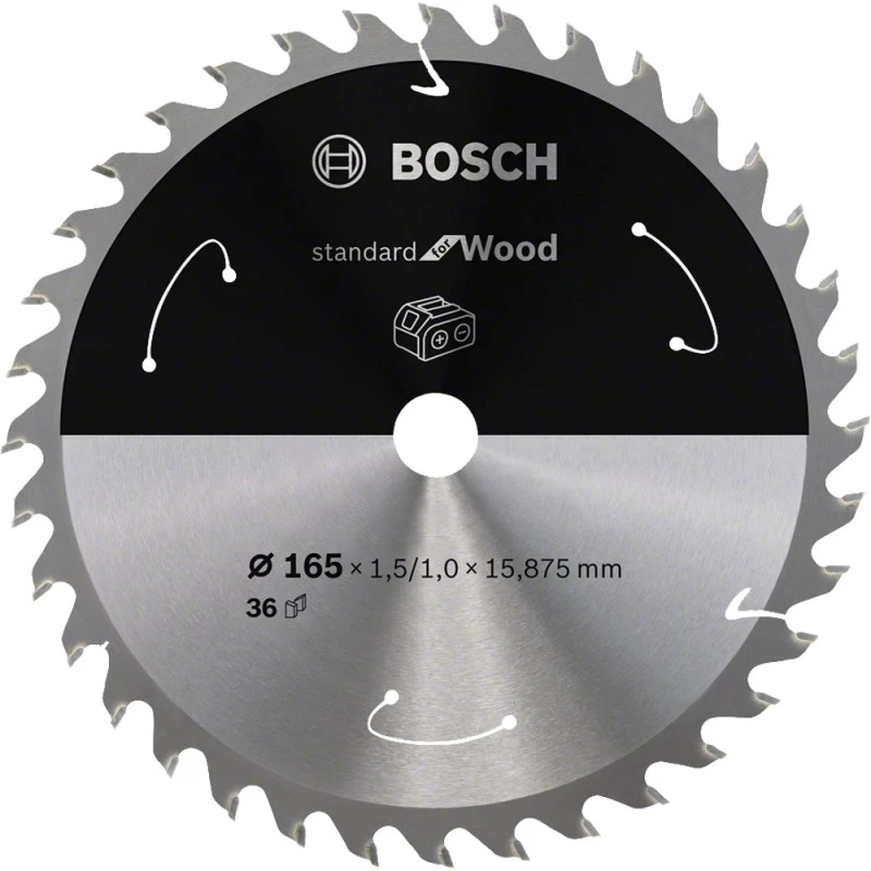 „Bosch Standard for Wood“ 165x20x1,5/1,0x24T